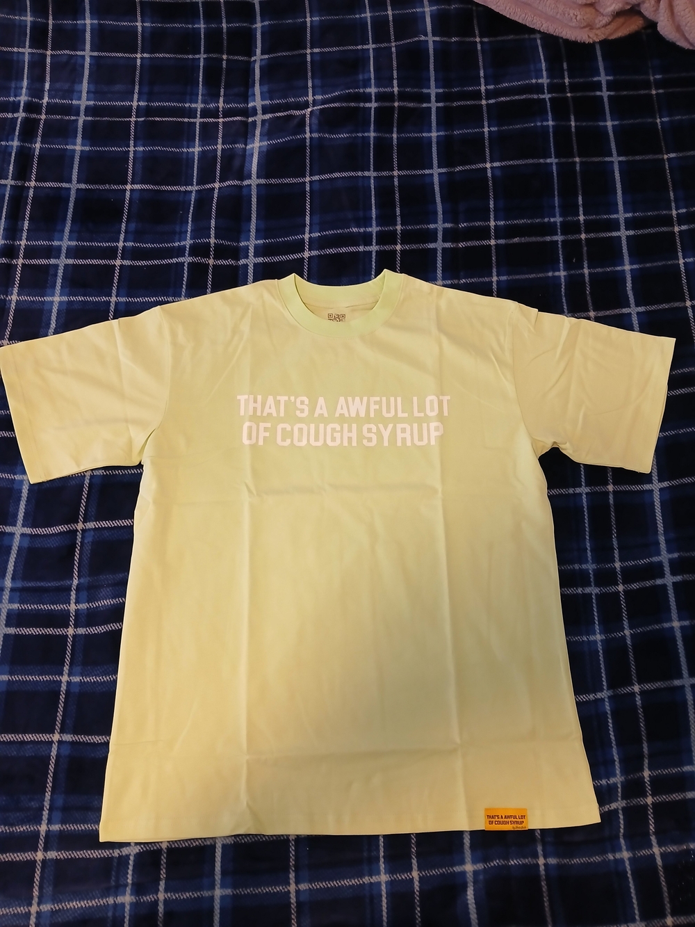 Awful Lot Of Cough Syrup Lime Green Tee